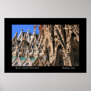 Sagrada Familia detail Poster