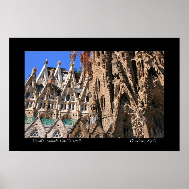 Sagrada Familia detail Poster (Front)