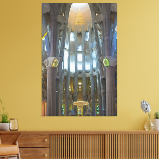 Sagrada Familia Interior Barcelona Wall Art