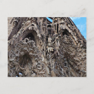 Sagrada Familia, Nativity Façade - Barcelona Phot Postcard