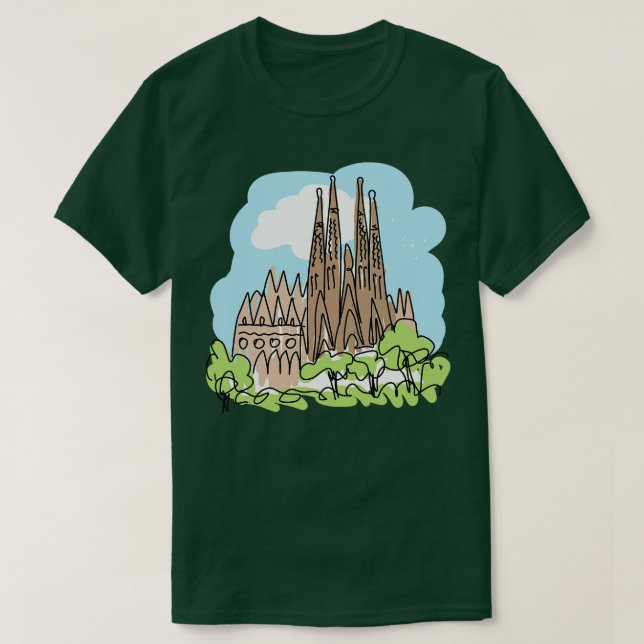 Sagrada Familia T-Shirt (Design Front)