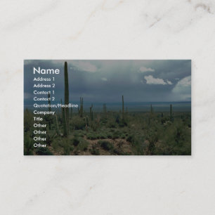 Saguaro Cactus Business Card