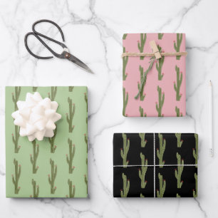 Saguaro Cactus Desert Plants Gift Any background  Wrapping Paper Sheet