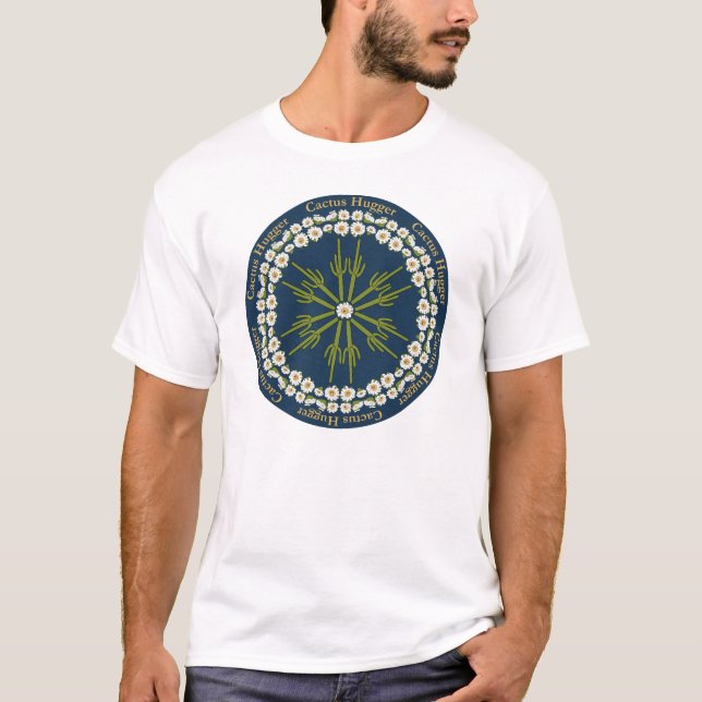 Saguaro Cactus Hugger T Shirt (Front)