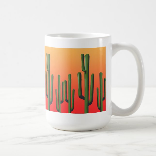 Saguaro Cactus Sunset Mug (Right)