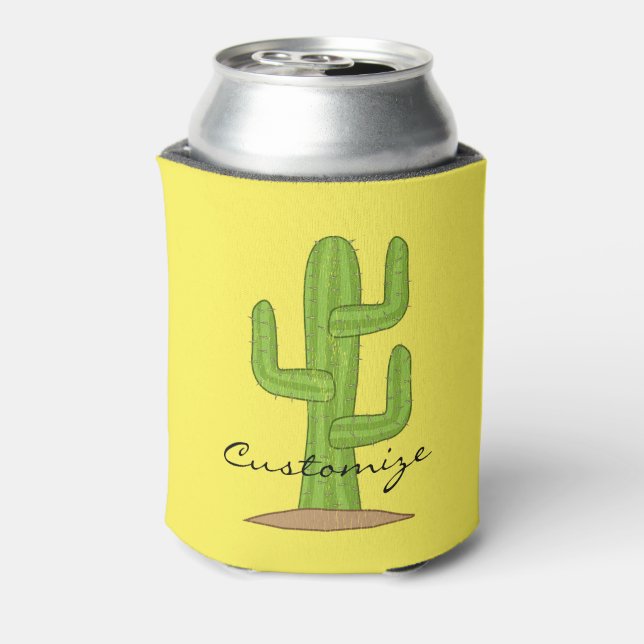 Saguaro Cactus Thunder_Cove Can Cooler (Can Back)