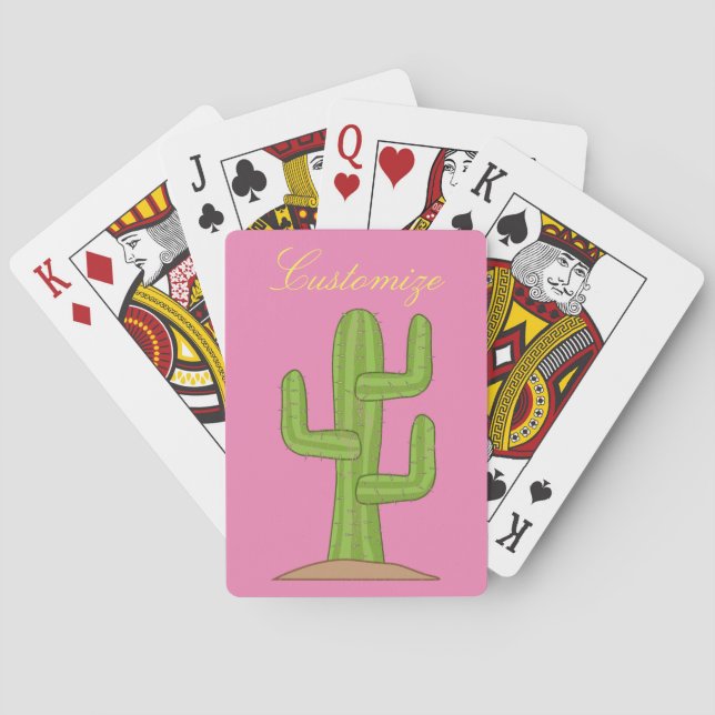 Saguaro Cactus Thunder_Cove Playing Cards (Back)
