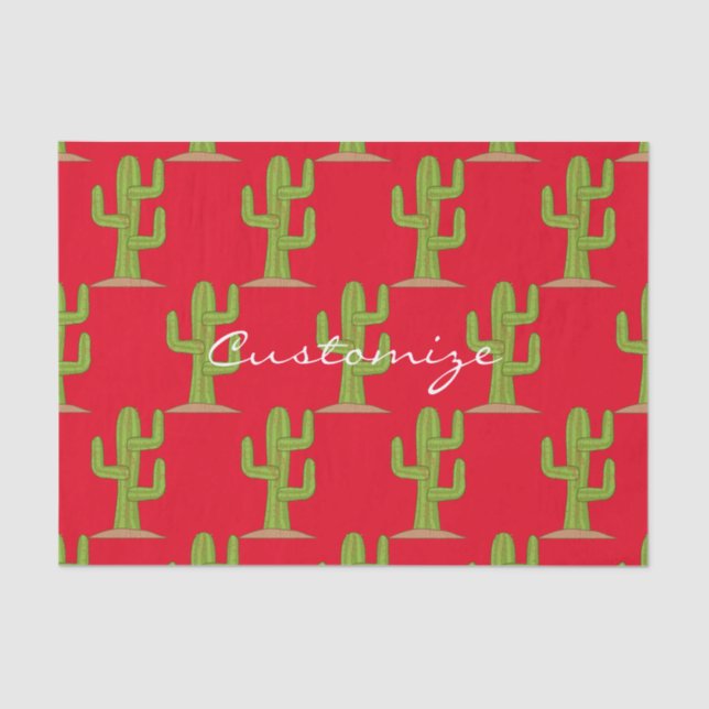 Saguaro Cactus Thunder_Cove Tissue Paper (Front)