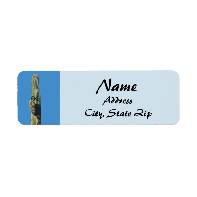 Saguaro Cactus with Glasses Humourous Southwest (Front)