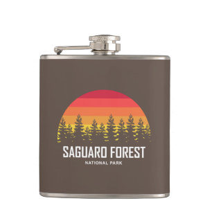 Saguaro Forest National Park Hip Flask