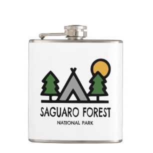 Saguaro Forest National Park Hip Flask