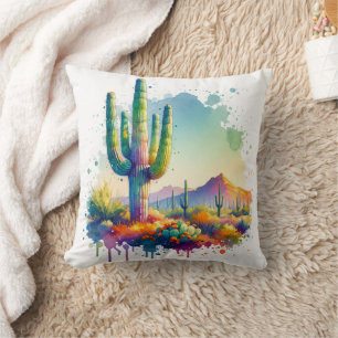 Saguaro National Park Arizona Giant Cactus Cushion