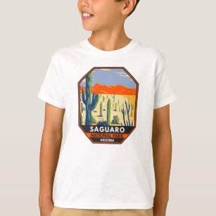 Saguaro National Park Arizona Giant Cactus Vintage T-Shirt
