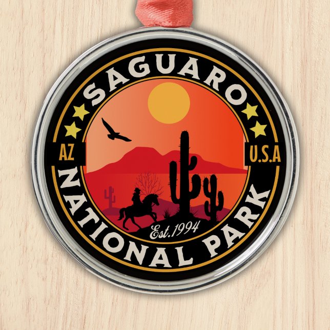Saguaro National Park Arizona U.S. Metal Tree Decoration (Creator Uploaded)