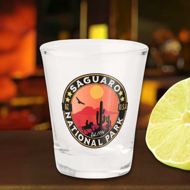 Saguaro National Park Arizona U.S. Shot Glass (Creator Uploaded)