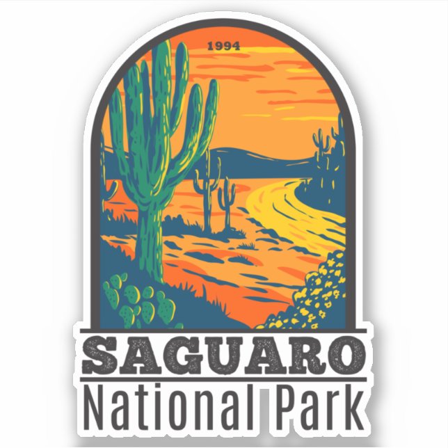 Saguaro National Park Arizona Vintage (Front)