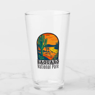 Saguaro National Park Arizona Vintage Glass