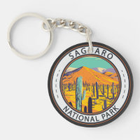 Saguaro National Park Cacti In Spring Badge