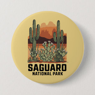 Saguaro National Park Cactus 7.5 Cm Round Badge
