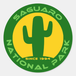Saguaro National Park Classic Round Sticker