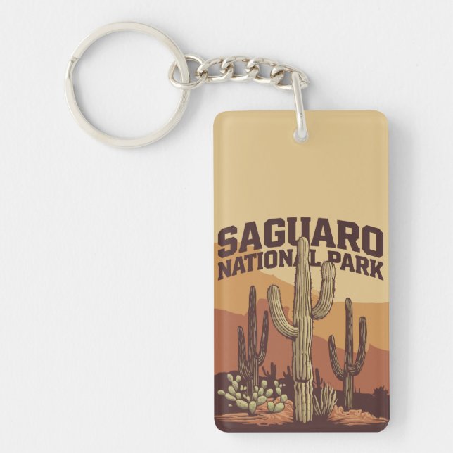 Saguaro National Park Key Ring (Front)