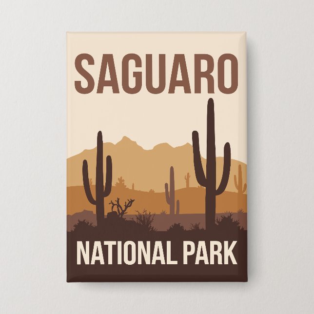 Saguaro National Park Minimal Travel Art (Front)