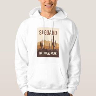 Saguaro National Park Minimal Travel Art Hoodie