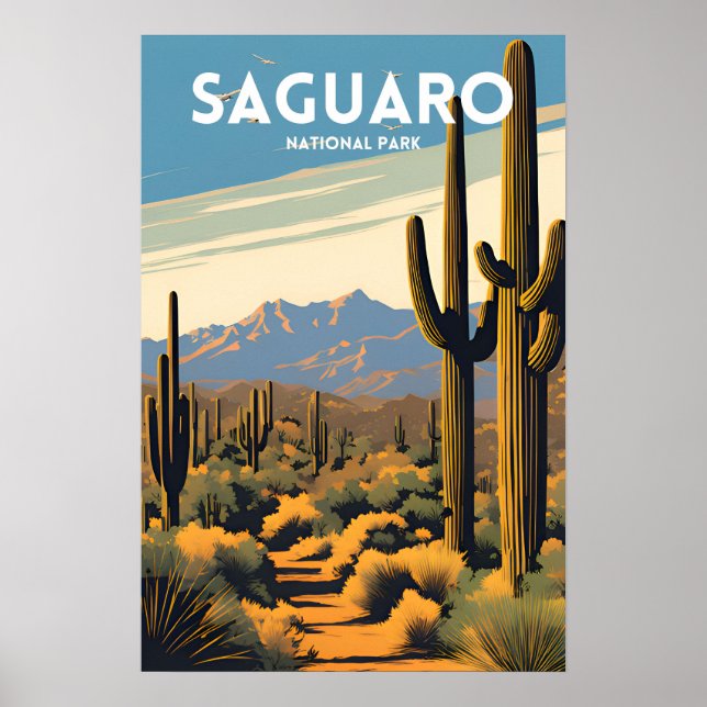 Saguaro National Park Poster (Front)