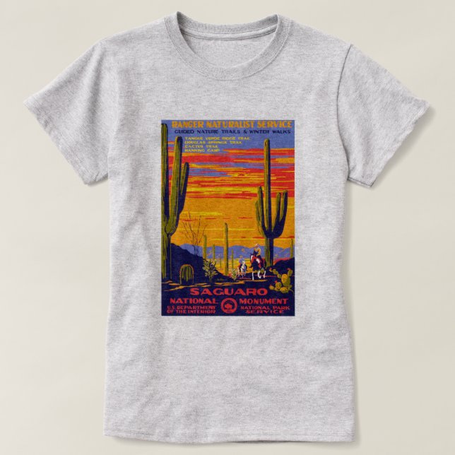 Saguaro National Park T-Shirt (Design Front)
