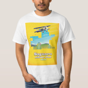 saguaro national park travel map T-Shirt
