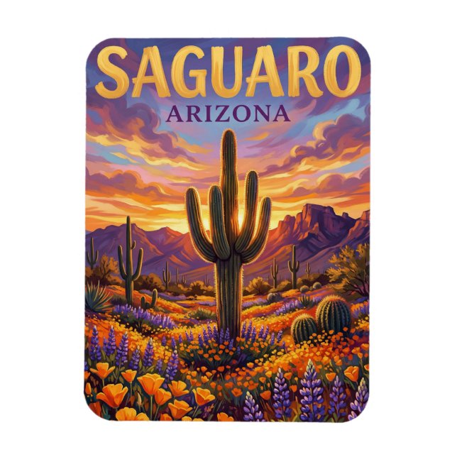 Saguaro National Park USA Magnet (Vertical)