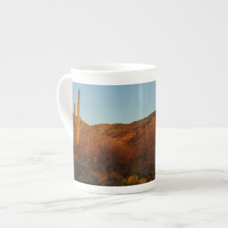 Saguaro Sunset I Arizona Desert Landscape Bone China Mug