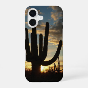 Saguaro Sunset II Arizona Desert Landscape iPhone 16 Case