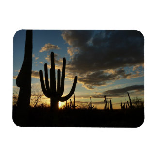 Saguaro Sunset II Arizona Desert Landscape Magnet