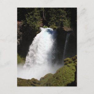 Sahalie Falls Oregon Waterfall Postcard