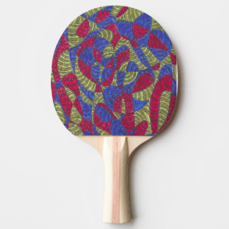 Sahar | Colorful Abstract Hand-Drawn Art Ping Pon Pong Paddle