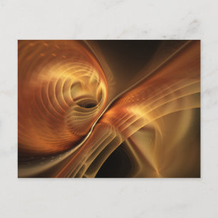 Sahara Abstract Fractal Art Postcard