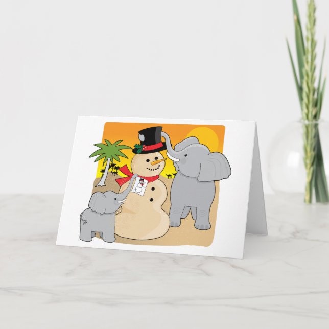 Sahara Christmas Holiday Card (Front)