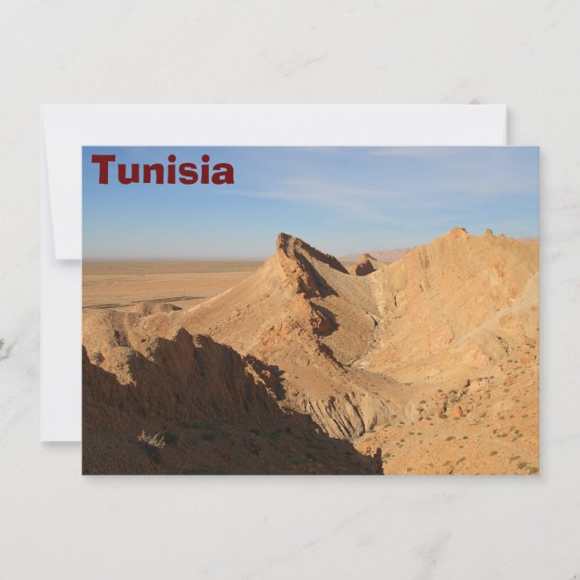Sahara Desert, Tunisia card (Front)