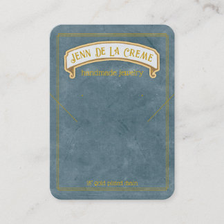 Sahara Nights Slate Watercolor Jewellery Display Calling Card