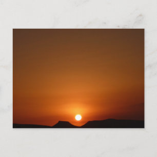 Sahara Sunset Postcard