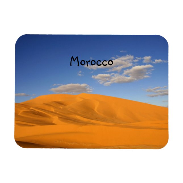 Saharan desert in Morocco Premium Magnet (Horizontal)