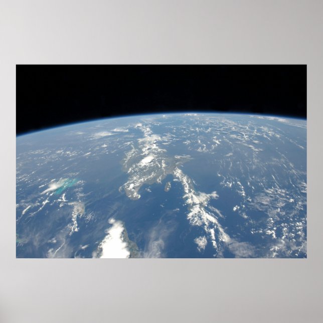 Saharan Dust Blowing Westward Into The Atlantic. Poster (Front)