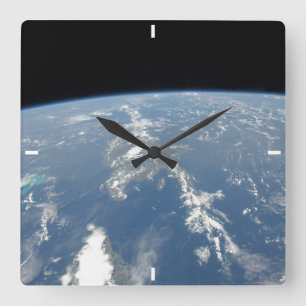 Saharan Dust Blowing Westward Into The Atlantic. Square Wall Clock