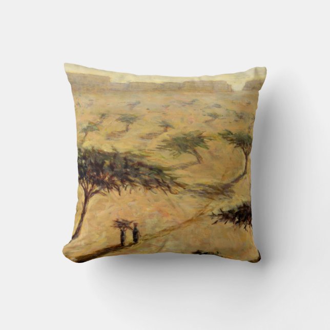 Sahelian Landscape 2002 Cushion (Front)