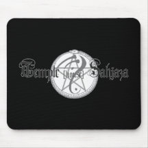 Sahjaza logo black mousepad