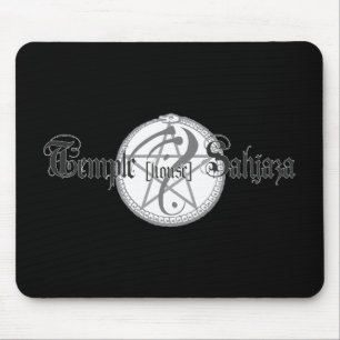 Sahjaza logo black mousepad