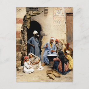 Sahleb vendor in  Cairo postcard