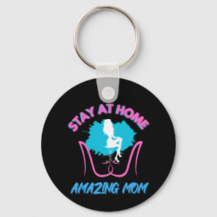 Sahm Stay At Home Retired Mother Pink Ladies Shoes Key Ring