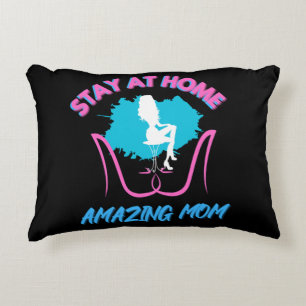 Sahm Stay At Home Retired Mum Pink Ladies Shoes Decorative Cushion